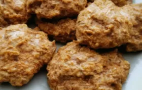 Clean Banana Oat Cookies