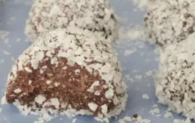 Coconut-Coated Chocolate Rum Balls