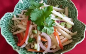 Colorful and refreshing Jicama Confetti Salad