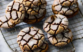 Crackle Top Molasses Cookies