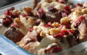 Cranberry Bread Pudding