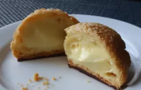 Cream-Puff Crack Buns (Choux au Craquelin)