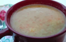 Creamy and comforting cauliflower soup