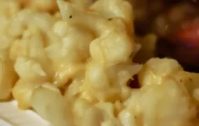 Creamy and delicious cauliflower mac and cheese recipe