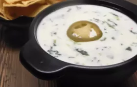 Creamy and Delicious White Cheese Dip Recipe