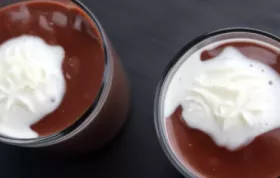 Creamy and Rich Chocolate Tahini Pudding Recipe