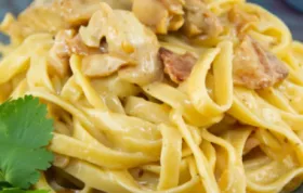 Creamy and savory Fettuccini Carbonara recipe