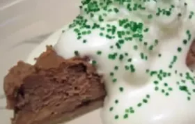 Creamy and smooth Shamrock Silk Pie