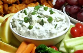 Creamy and tangy blue cheese dip perfect for parties