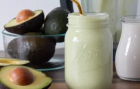 Creamy Avocado Smoothie with a hint of sweetness