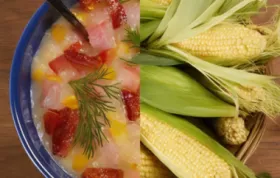 Creamy Bacon, Ham, and Corn Soup - A Delicious Comfort Food