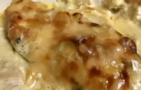 Creamy Baked Chicken and Mushrooms