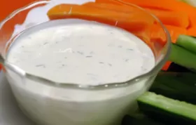 Creamy Dill Dipping Sauce - A Refreshing Herbaceous Dip for Any Occasion