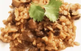 Creamy Farro with Wild Mushrooms Recipe