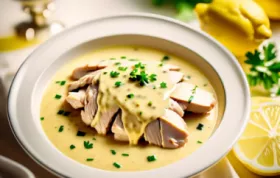 Creamy Lemon Chicken Sauce: A Delicious and Tangy Dish Perfect for Any Occasion