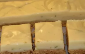 Creamy Lime Fudge with a Tangy Twist