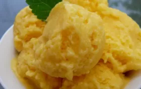 Creamy Mango Sorbet