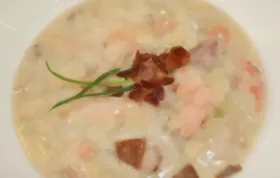 Creamy Shrimp and Corn Chowder with a Hint of Spice