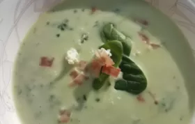 Creamy Spinach and Blue Cheese Soup Recipe