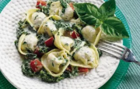 Creamy Spinach Tortellini