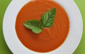 Creamy Vegan Tomato Soup with a Kick