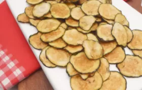 Crispy and Flavorful Parmesan Ranch Zucchini Chips Recipe