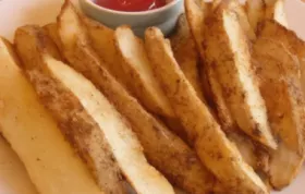 Crispy and flavorful seasoned potato wedges straight from the oven