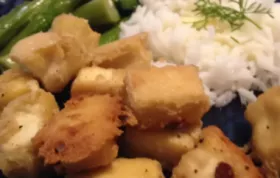 Crispy Baked Tahini-Battered Tofu Recipe