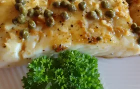 Crispy Capers and Pan-Seared Halibut Recipe