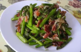 Crispy Fried Asparagus Wrapped in Smoky Bacon