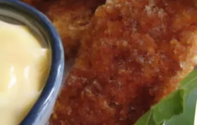 Crunchy and flavorful fried chicken coated with crushed pretzels