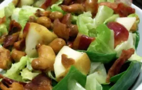 Curried Cashew Pear and Grape Salad