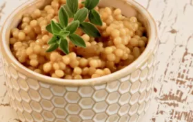 Curried Israeli Couscous