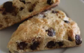 Date and Chocolate Chip Whole Wheat Scones