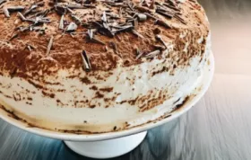 Decadent and delicious Tiramisu Layer Cake with a twist