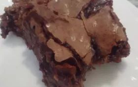 Decadent and Moist Chocolate Brownies with a Hint of Apricot