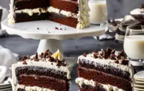 Decadent and Moist Chocolate Italian Cream Cake