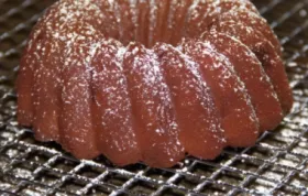 Decadent Chocolate Cake Cooked in an Air Fryer