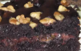 Decadent Chocolate Caramel Nut Cake