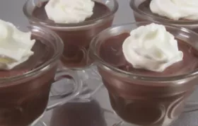 Decadent Dark Chocolate Pudding