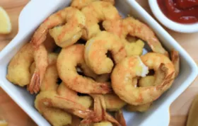 Delicious Air Fryer Shrimp with a Crunchy Coating