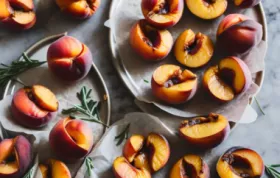 Delicious Air Fryer Stuffed Peaches Recipe