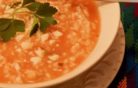 Delicious American Twist on Traditional Mexican Soup