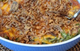 Delicious and Cheesy Green Bean Casserole Recipe