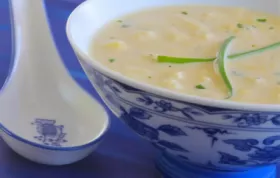 Delicious and comforting Curried Coconut Egg Drop Soup