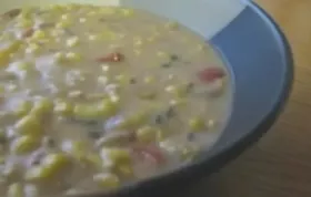 Delicious and comforting Spicy Corn Chowder