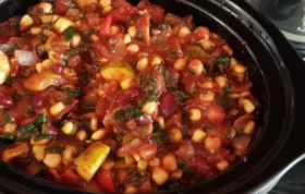 Delicious and comforting vegan chili made in a slow cooker