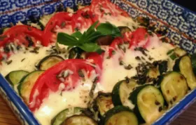 Delicious and comforting Zucchini and Tomato Gratin recipe