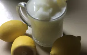 Delicious and Cooling Lemonade Slushie Recipe