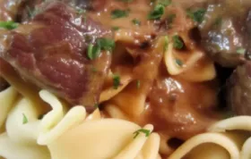 Delicious and Creamy Beef Stroganoff Recipe